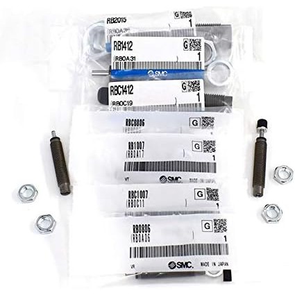 SMC RBC1006 โช้คอัพพร้อมฝาปิด OD เกลียวขนาด 10mm จังหวะ 6mm ALUK ...