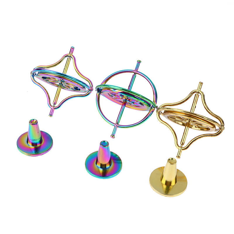 [PE] Metal Self-balancing Finger Gyroscope Anti-gravity Metal Gyro ...