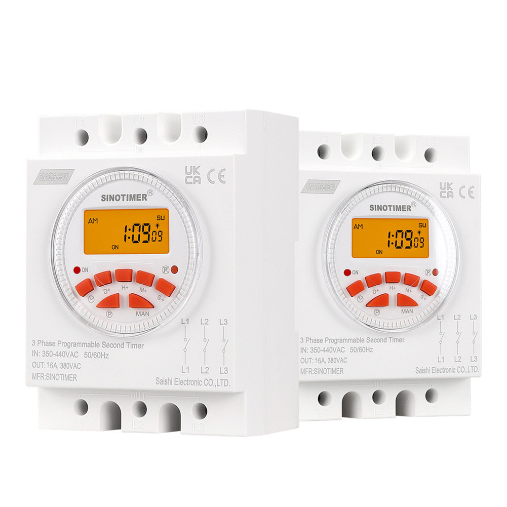 380v Digital Three Phase 7 Days Programmable Timer Switch พร้อม ...