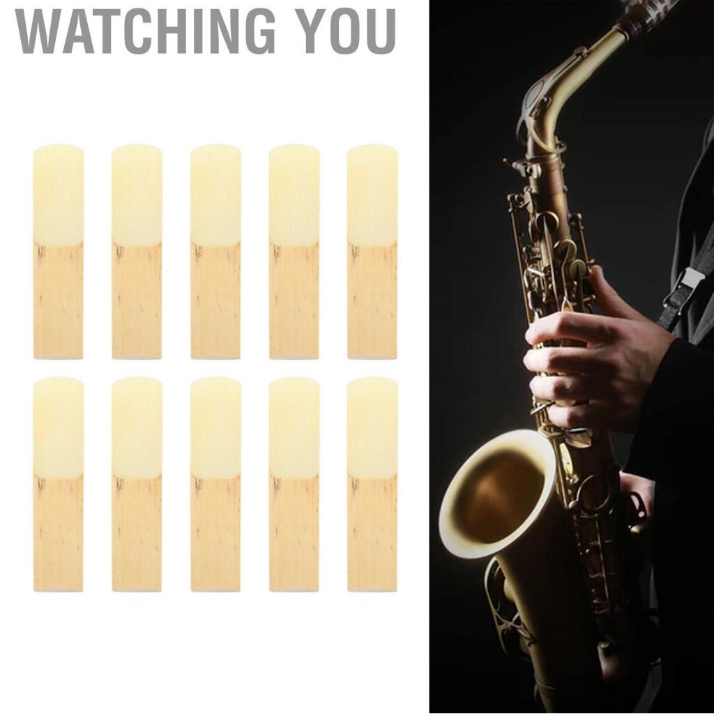 Watching You Alto Sax Reeds ตอบสนองที่โดดเด่น 10pcs ป้องกันการเสียรูป ...