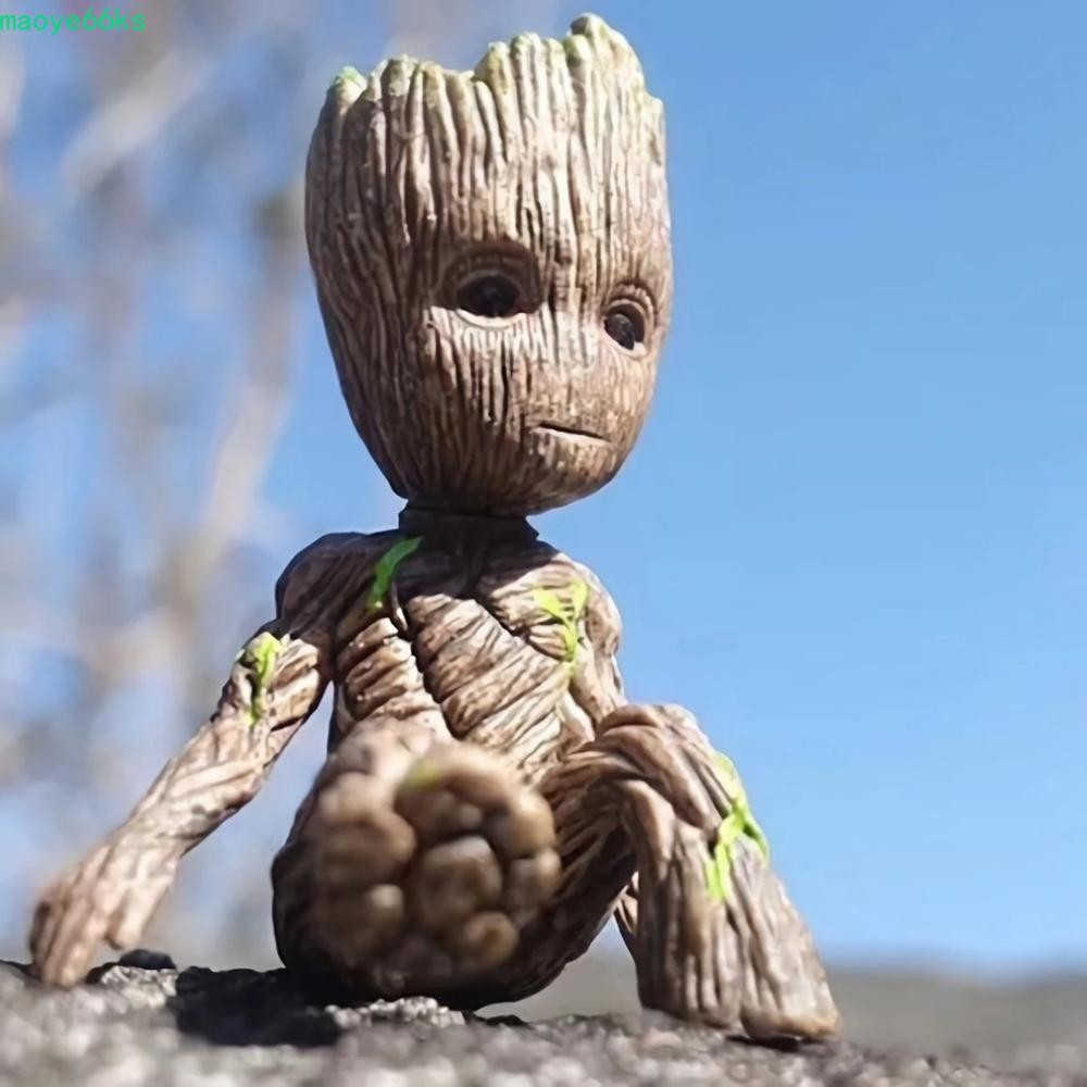MAOYE Tree Man Groot รูปของเล่นตุ๊กตา Avengers 6 ซม.Mini Groot | Shopee ...