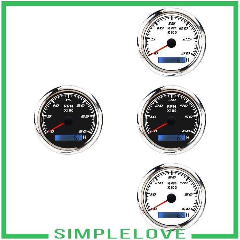 [Simple] RPM Gauge Tachometer เครื่องวัดชั่วโมงสําหรับรถบรรทุกดีเซล ...