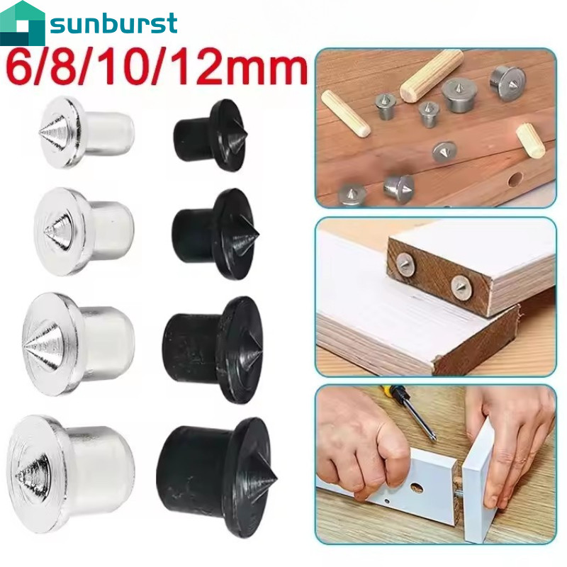 8 ชิ้น 6/8/10/12 มิลลิเมตรรอบ Dowel - ไม้ Pin Locator - แผงเฟอร์นิเจอร์ ...