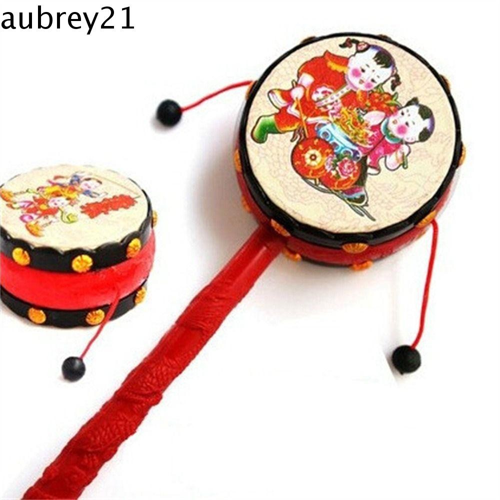 Aubrey1 Spin Rattle Drum,สไตล์จีนโบราณกลองลิง,เริ่มต้นของเล่นสนุกมือถือ ...