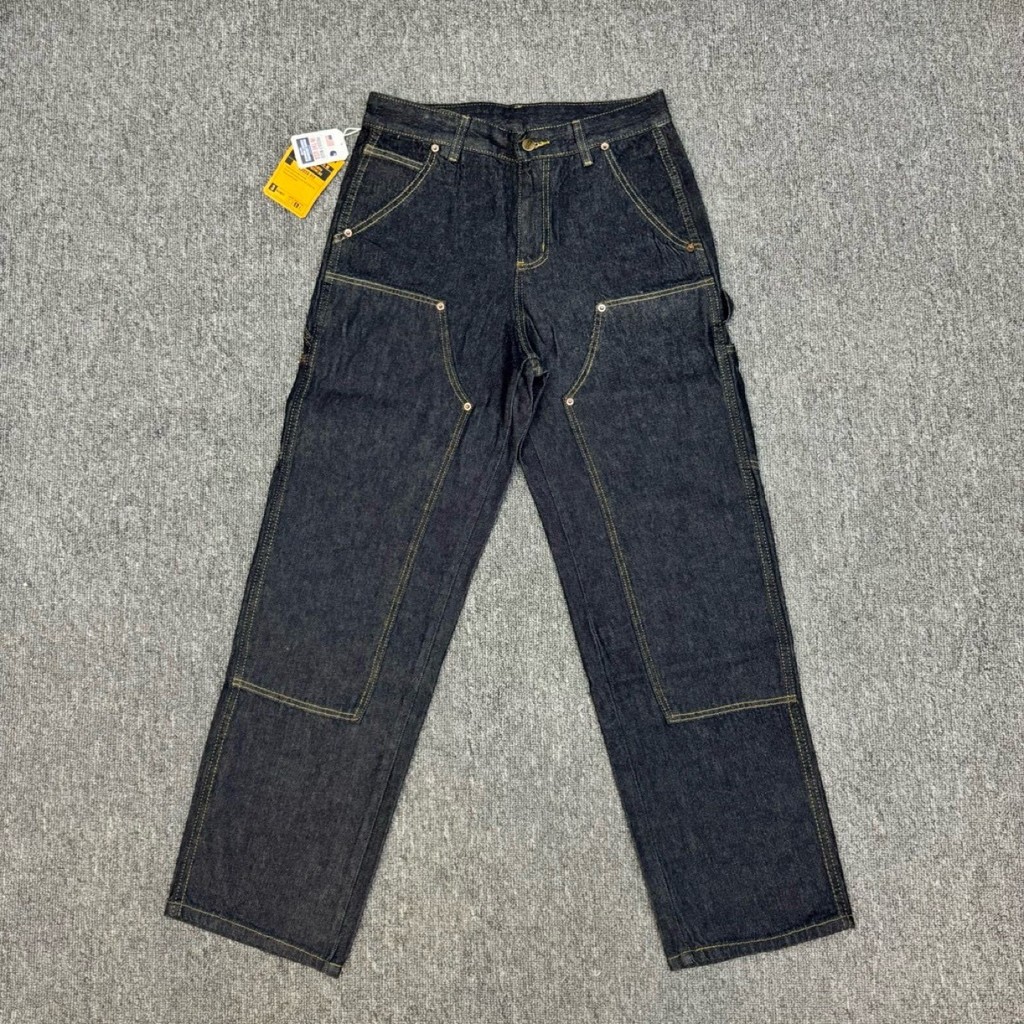 NTHH Carhartt 103890Washed Primary Color Double-Knee Heavy Straight-Leg ...