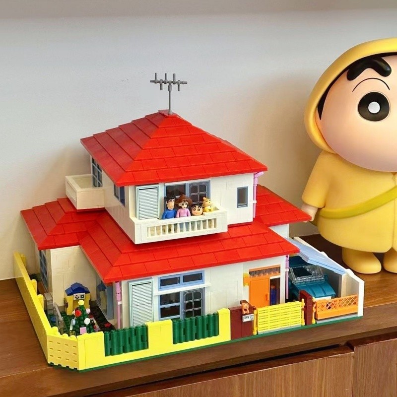 ของแท้ Keeppley Crayon Shin-Chan's Home Building Blocks บ้านหลังใหญ่ ...