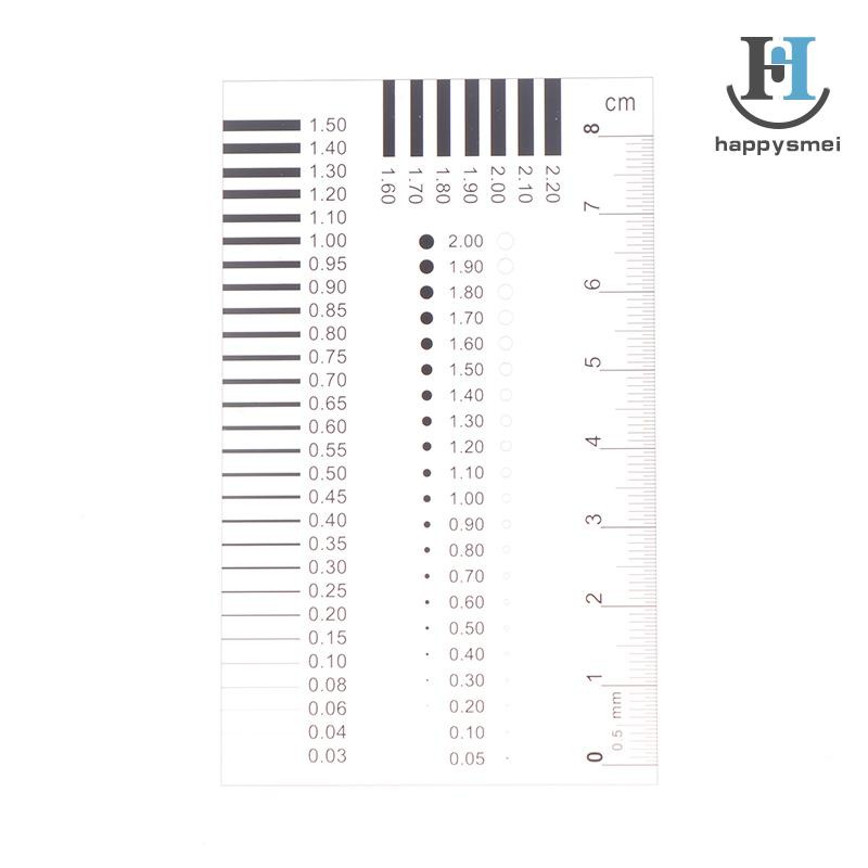 [GA] วัด Pass Badge Gauge Stain Card Point Gauge Wire Gauge ไม้บรรทัด ...