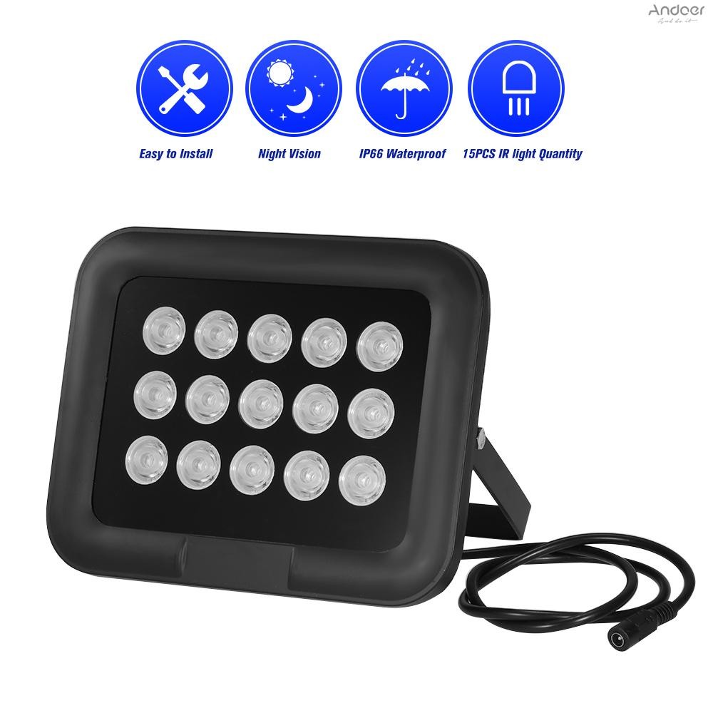 อินฟราเรด Illuminator 15pcs Array IR LEDS IR Illuminator Night Vision ...
