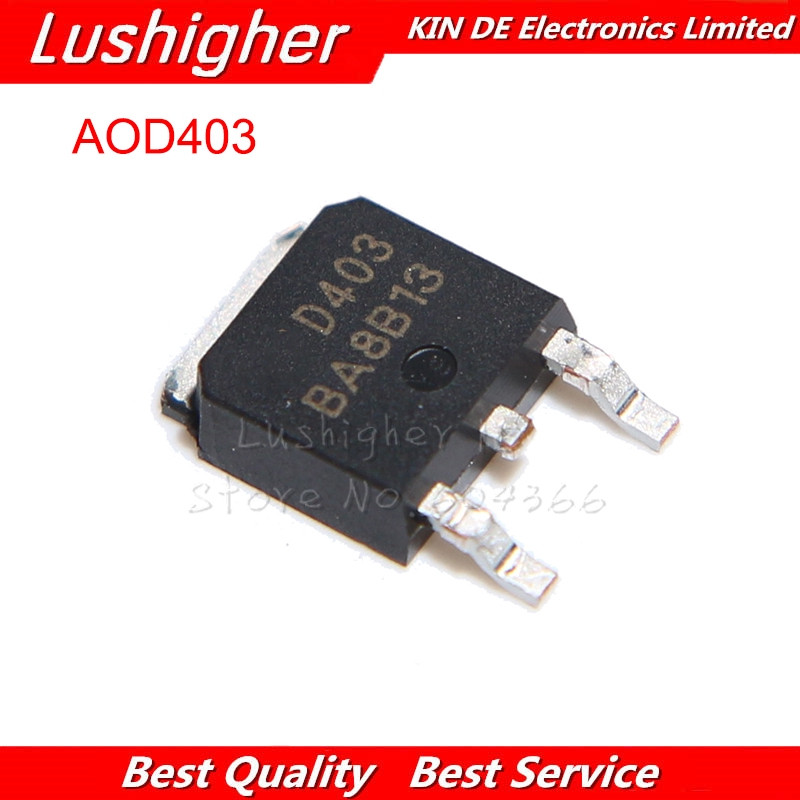 10ชิ้น AOD403 TO-252 D403 TO252 30โวลต์85A P ช่อง MOSFET จัดส่งฟรี ...