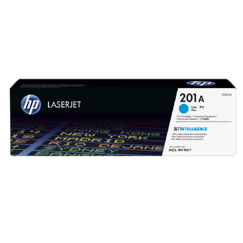 HP ผงหมึกโทนเนอร์ Toner Cartridge รุ่น 201A (CF401A) สีฟ้า Cyan ...