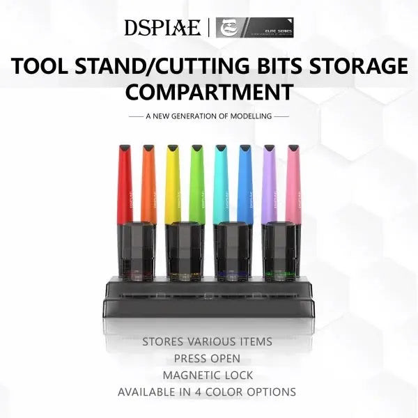 DSPIAE PT-PR03 Cutting Bits Tool Storage Case (Blue