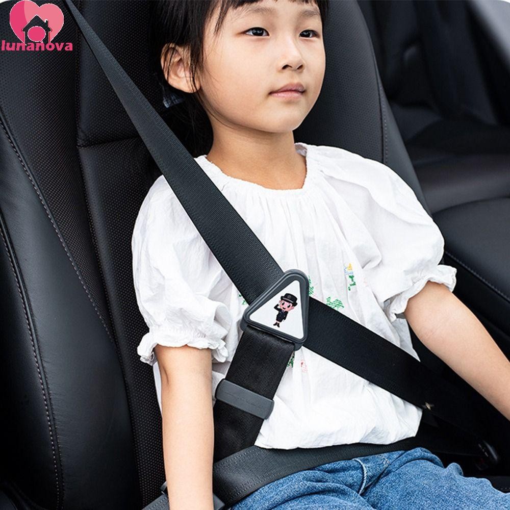 Lunanova เข็มขัดนิรภัยเด็ก Retainer ทนทาน Universal Anti-Collision ...