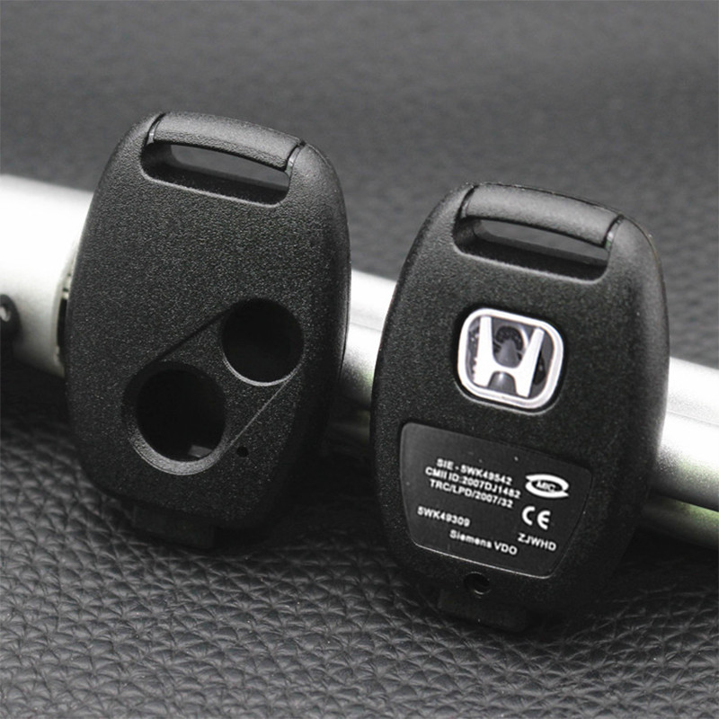 carboss กรอบกุญแจ​ Honda Jazz, City, Brio, Amaze, Civic, CRV, Accord FD Brio Mobilio +โลโก้ ฮอนด้า.