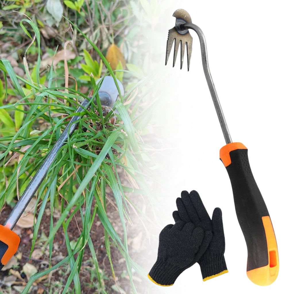 Zaylily2 In 1 Garden Rake Manual WSeed Grass Rooting Tool Puller Shovel ...