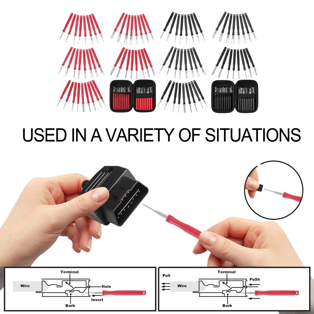 Whoops ~ 41 ชิ้น Pin Extractor เครื่องมือ Terminal Ejector Connector ...