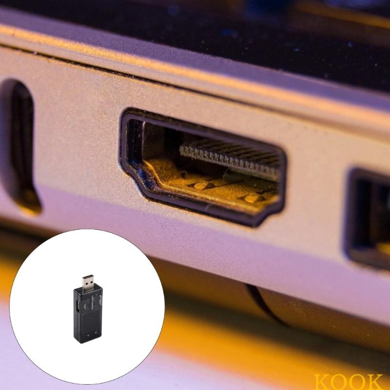 KOOK USB Meter Tester เครื่องทดสอบกระแสไฟฟ้า USB Checker ไฟฟ้า Current ...