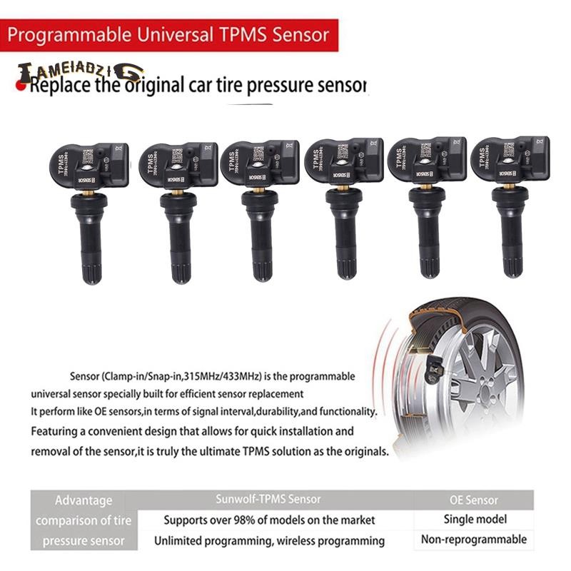 สําหรับ MX Sensor 433 315MHZ TPMS Sensor ความดันยางซ่อมเครื่องมือ ...