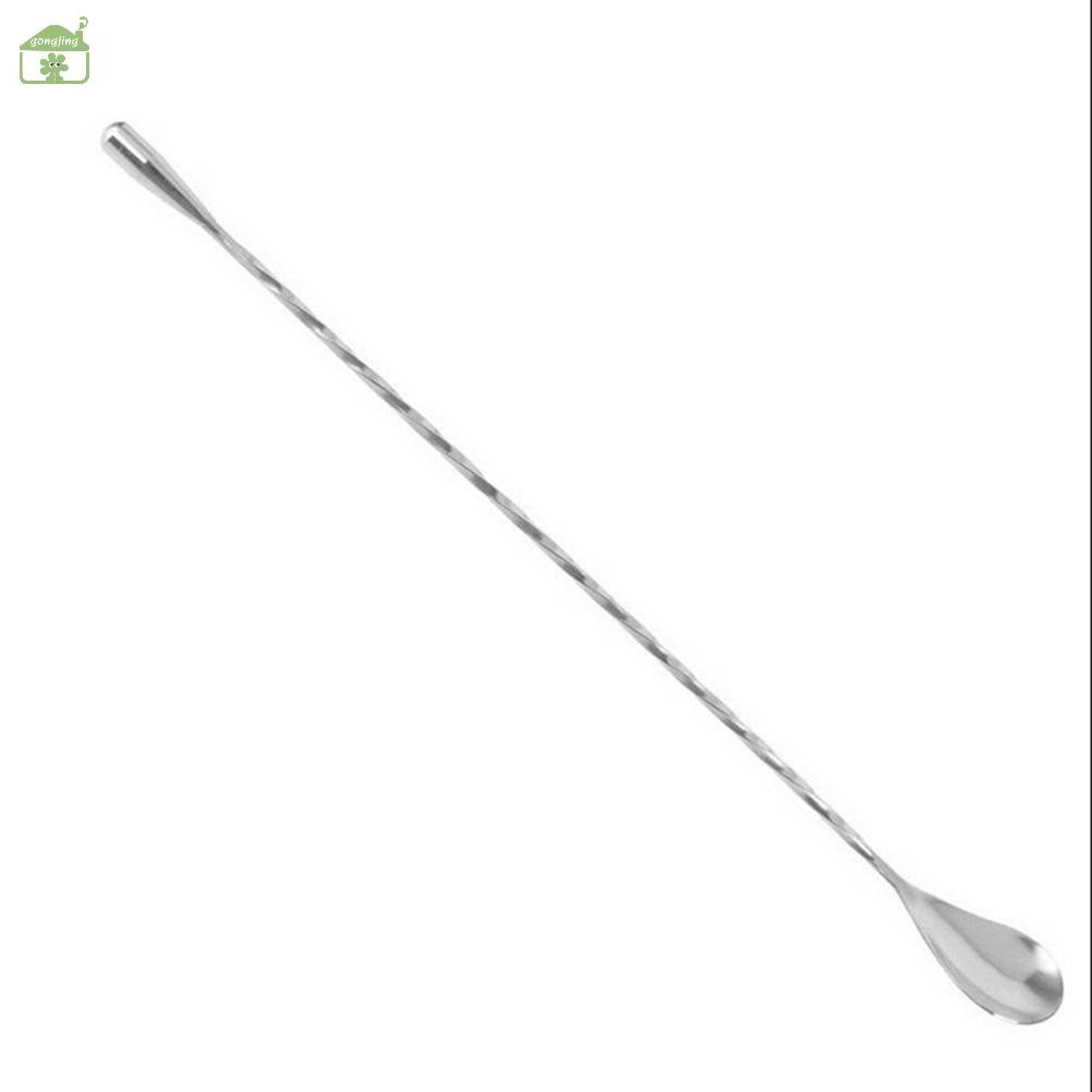 Gong สแตนเลสสตีลค็อกเทลผสม Stirrer Bar Puddle กวนช้อน Ladle th | Shopee ...