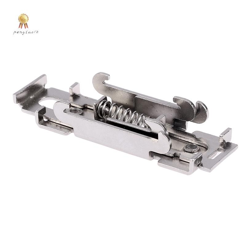 Clip De Fixation Pour Relais Statique Sur Rail DIN 35 Mm – Avec 2 Vis De Montage, Acier Inoxydable