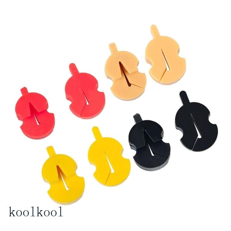 Kool แบบพกพายางนุ่มฝึก Mute Volume Control ไวโอลิน Cello Mute Stringed ...