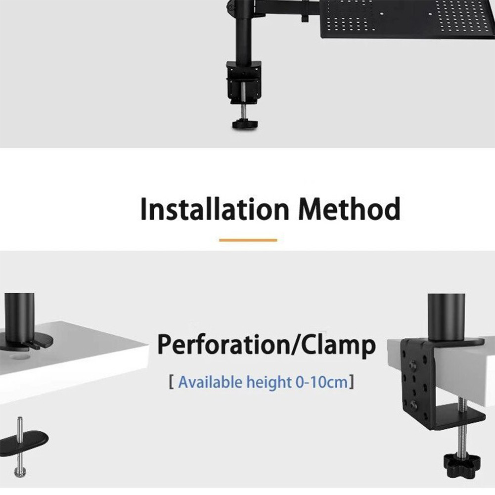 Monitor และ Laptop Mount Adjustable Desktop Computer Support for 17 ...