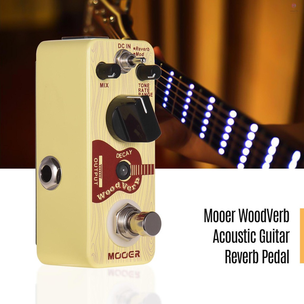 [effectmusic] Mooer WoodVerb Acoustic Guitar Reverb Pedal Digital ...
