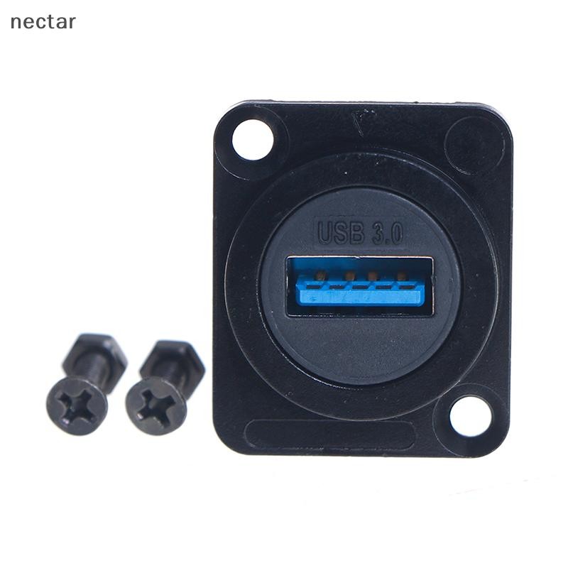 Tar D ประเภทโลหะ USB ซ็อกเก็ต Double Pass Connector USB 3.0 Connector ...