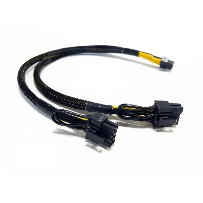 R7425 Server กราฟิกการ์ด U สายไฟ mini8P ถึง Dual 8P M40 A100 3090 MDCH ...