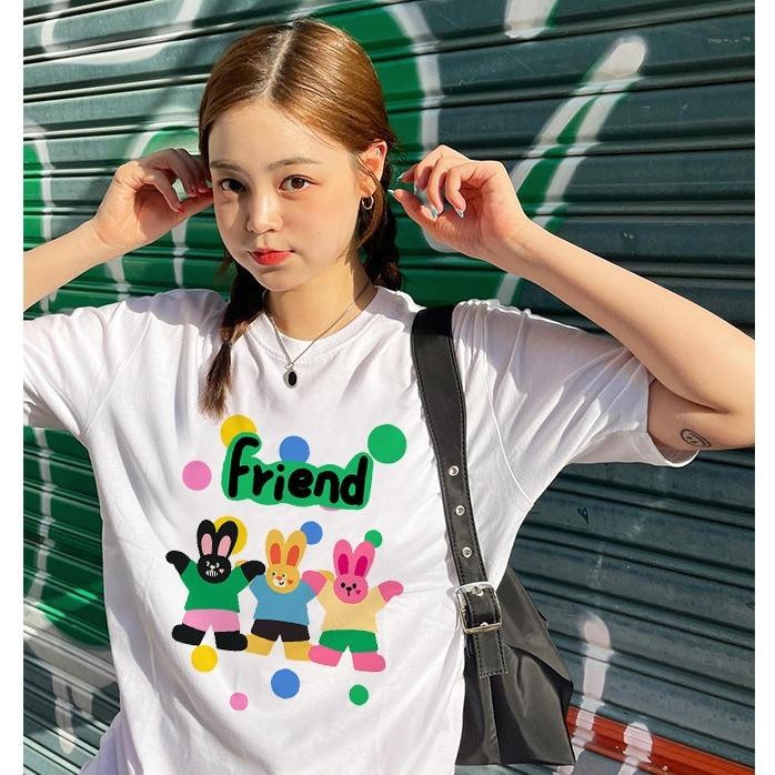 Papaya เสื้อยืด Oversize ลาย 
