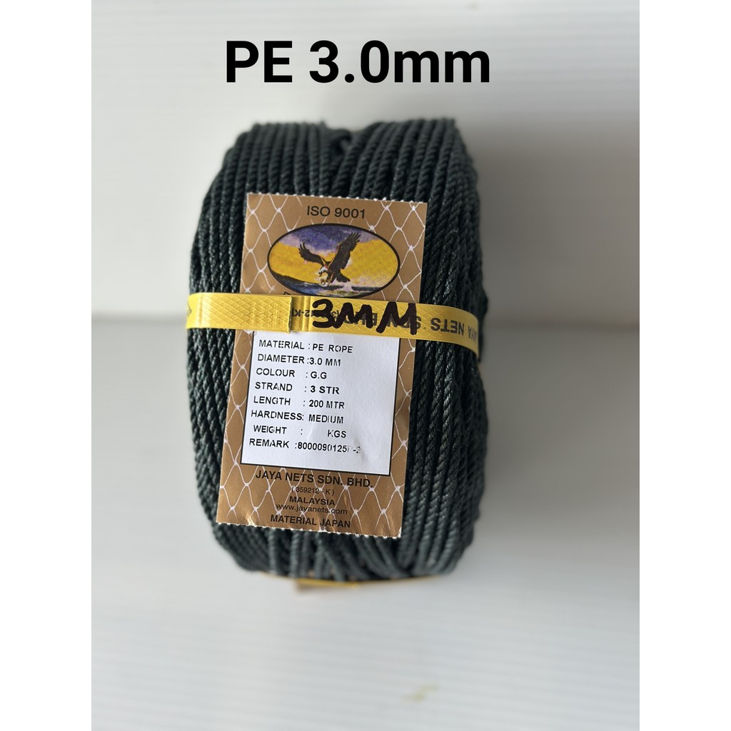JAYA PE Rope 3.0mm X 3str X 220mtrs | Shopee Thailand