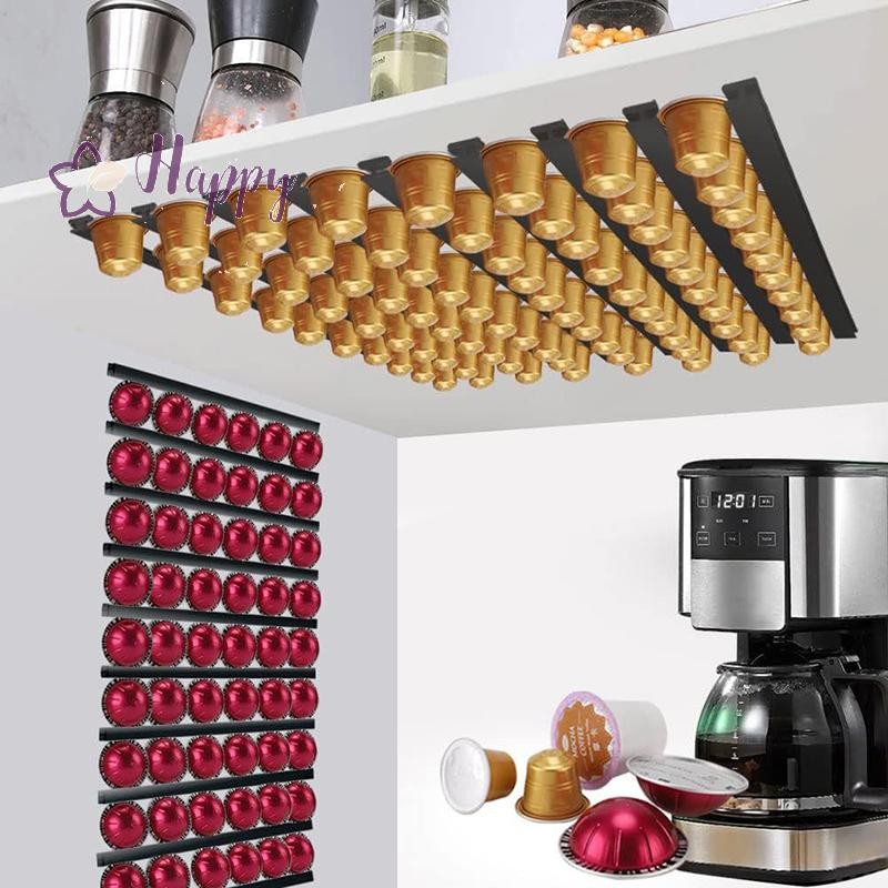 Coffee Pod Capsule Holder 6 Pack Coffee Pod Counter Storage Strips ...