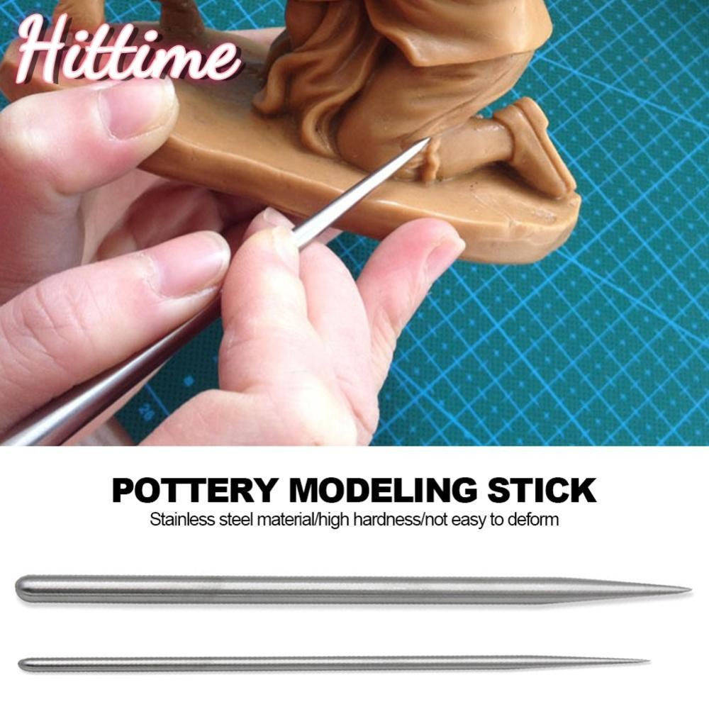 Hittime เครื่องปั้นดินเผาสแตนเลสการสร้างแบบจําลอง Stick Acupressure ...
