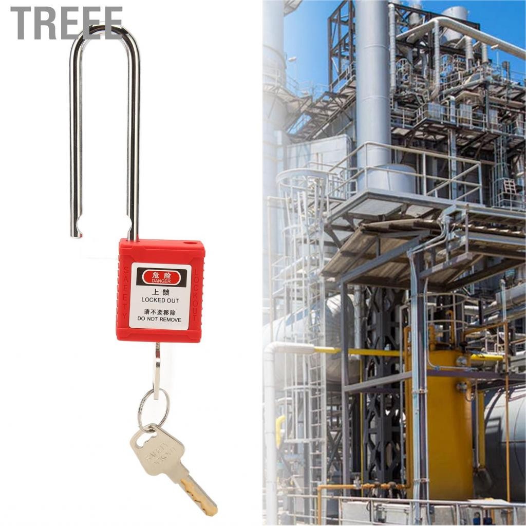 Treee Tagout Isolation Lock กุญแจนิรภัยวิศวกรรมสแตนเลสสีแดงทนต่อแรง ...