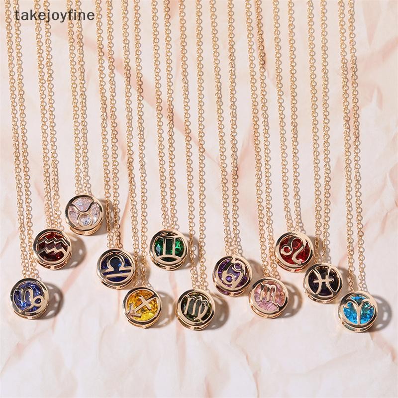 Tfth สแตนเลส Hollow วงกลมรอบ Inlay Multicolor จี้คริสตัลสร้อยคอ 12 ...