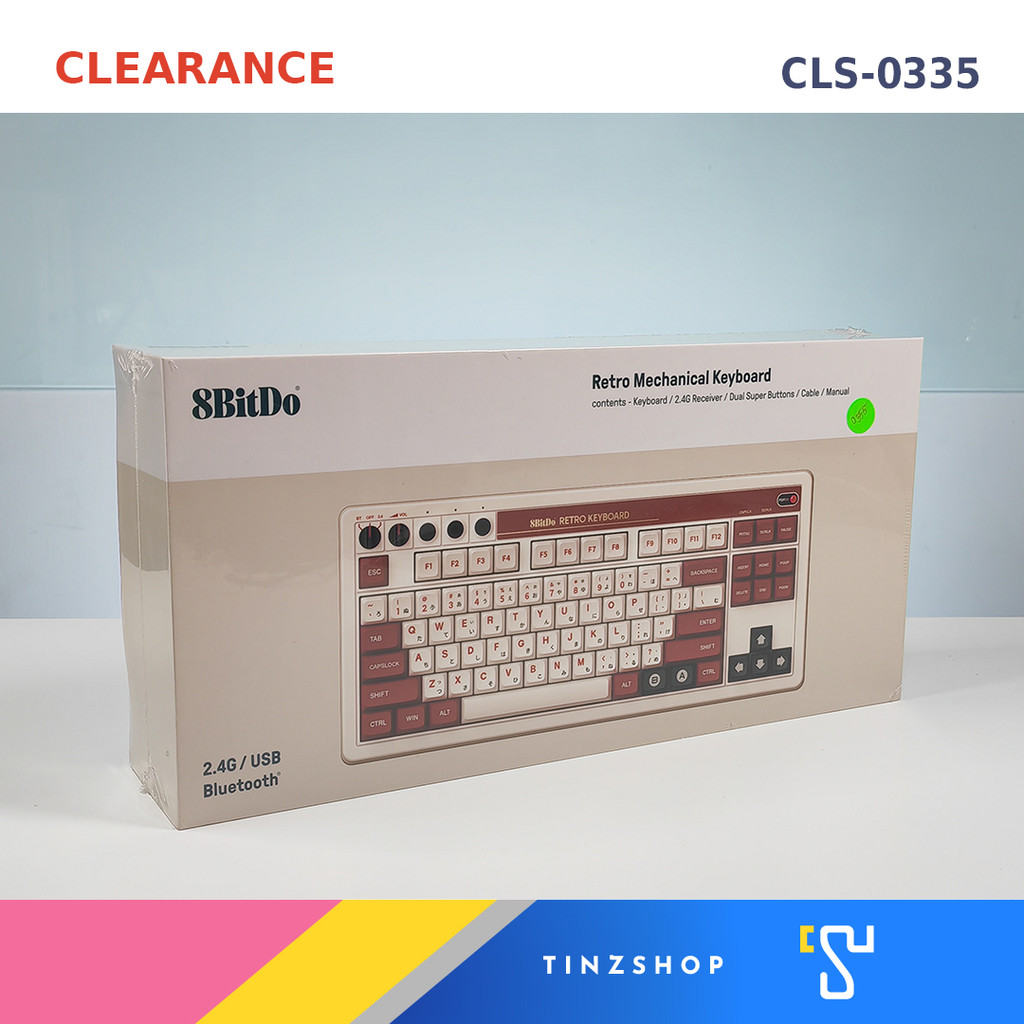 [Clearance] CLS-0335 8Bitdo Retro Mechanical Keyboard 85HA01 Bluetooth ...