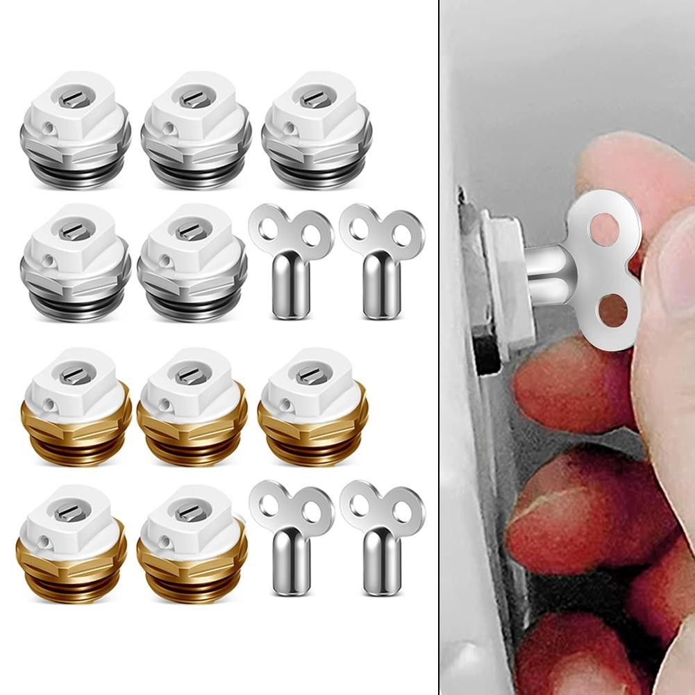 Radiator Performance Kit Features Five Air Vent Valves and Two Manual ...