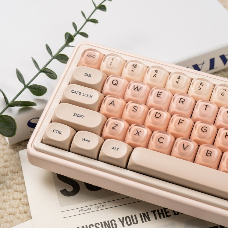 Liquid Foundation Keycap 132 คีย์ HOA โปรไฟล์ PBT PC Dye Sublimation ...