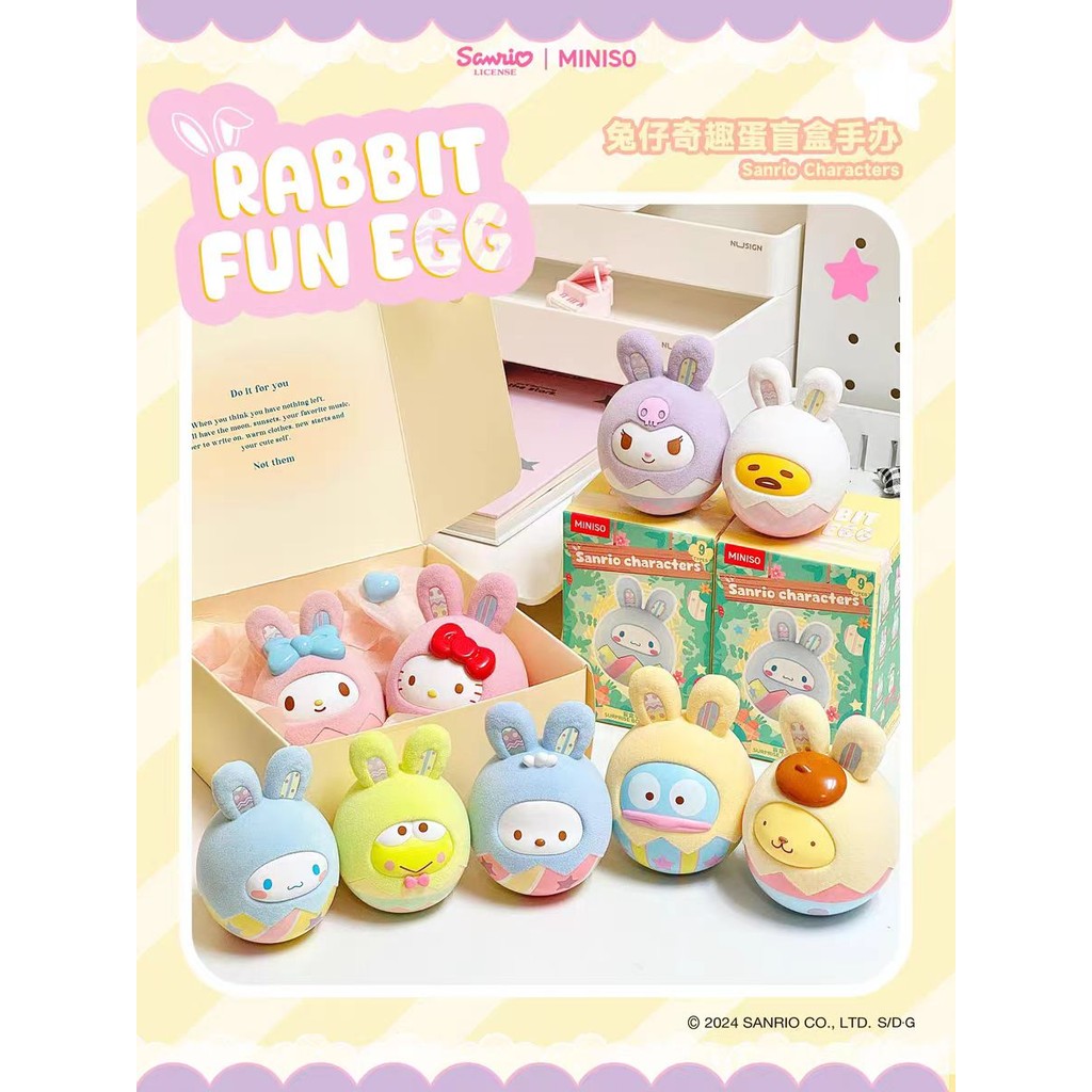 Miniso Sanrio Rabbit Egg Series Blind Box | Shopee Thailand
