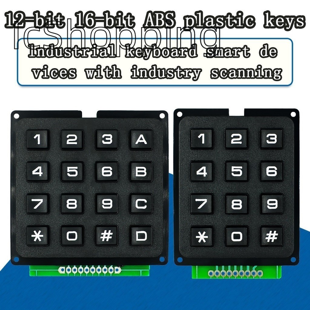 3*4 4*4 Matrix สวิทช์คีย์บอร์ด Array โมดูลพลาสติก ABS คีย์ 4x4 3x4 12 ...
