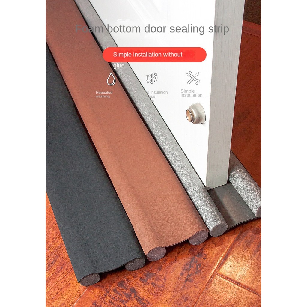 Windproof และ Soundproof ประตูด้านล่างแถบปิดผนึกโฟมร่าง Stopper Dust ...