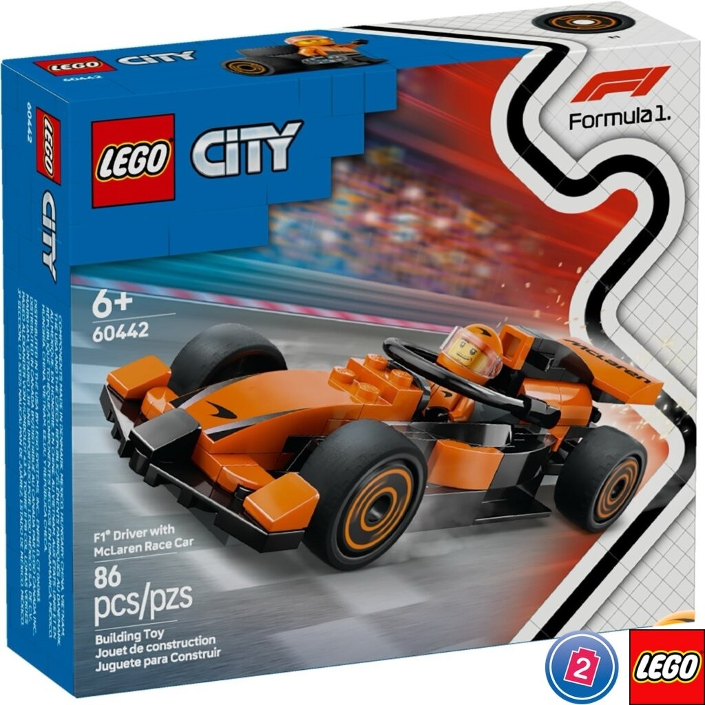 เลโก้ LEGO City 60442 F1 Driver with McLaren Race Car | Shopee Thailand