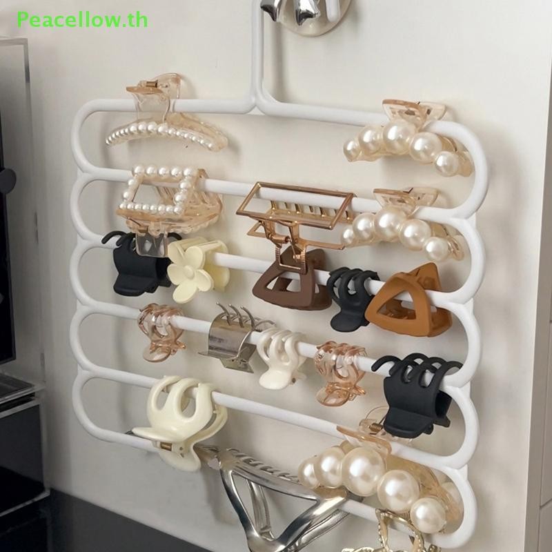 Peacellow Hair Claw Storage Rack Organizer ผู้ถือทรงใหญ่ ความจุเยอะ ...