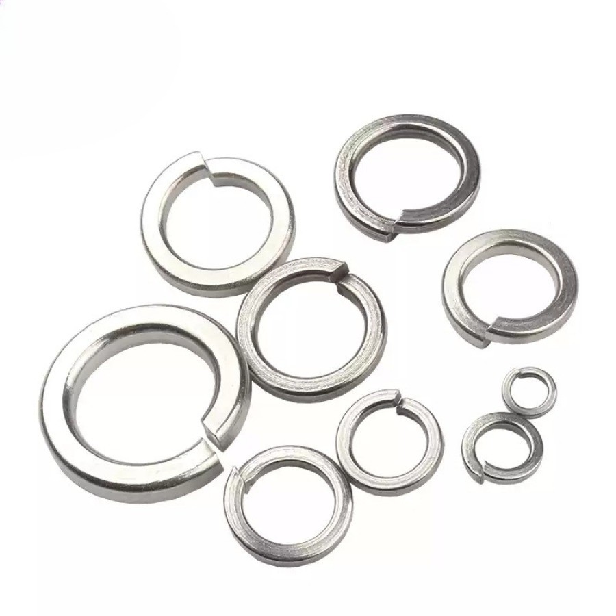 Product image ขายส่ง:แหวนสปริง แหวนรอง กันคลาย สแตนเลส 304 / Spring Washer Stainless Steel SUS304 M2/M2.5/M3/M4/M5/M6/M8/M10-M16 (ZQ-BM-TH-1) 2