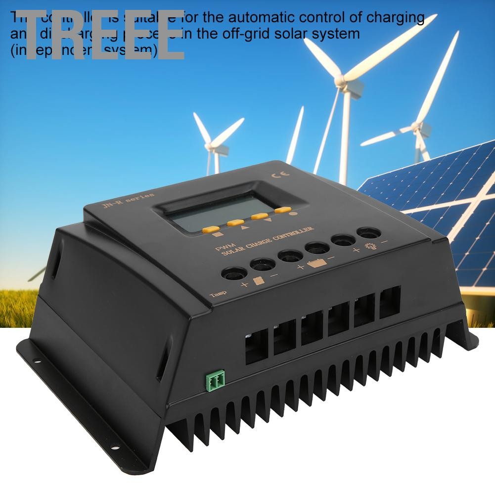 Treee Treee-th Solar Controller Regulator ชาร์จแบบอะนาล็อกเป็นตัวแปลง ...