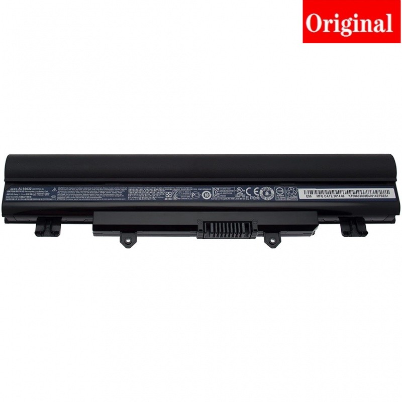 แบตเตอรี่ AL14A32สำหรับ Acer Aspire E14 E15 E5-411 E5-421 V5-572 E5-531 ...
