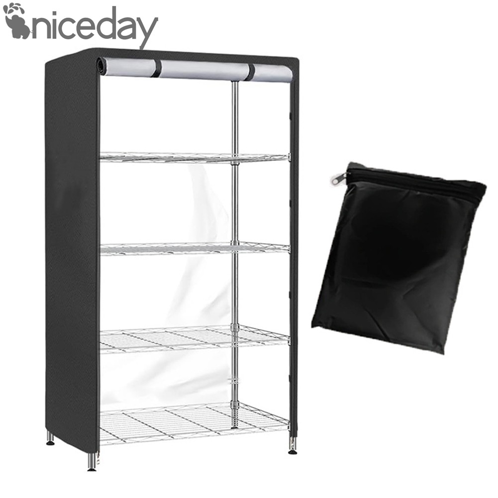 [ในสต็อก] Storage Shelving Unit Cover See Through, เหมาะกับ Racks 36