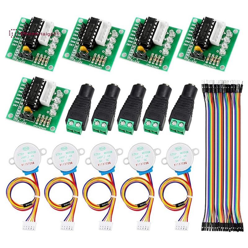5 ชิ้น 28BYJ-48 มอเตอร์ Stepper มอเตอร์ ULN2003 5V Driver Board พร้อม ...