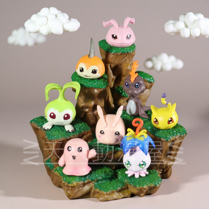 Digimon Model Chosen Child Youth Body Rolling Ball Beast Rice Cake ...