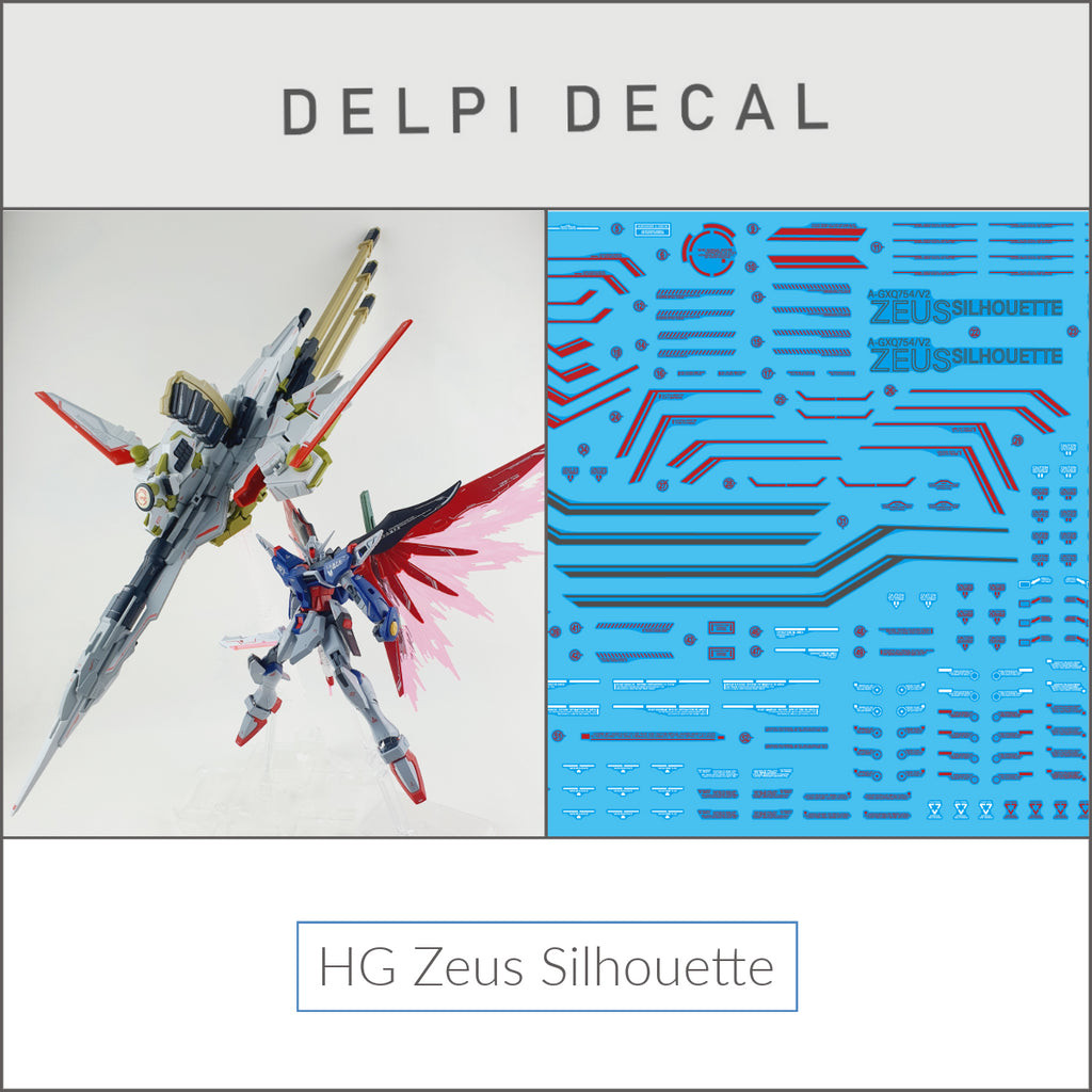 Delpi Water Decal (ดิแคลน้ำ) HG Zeus Silhouette | Shopee Thailand