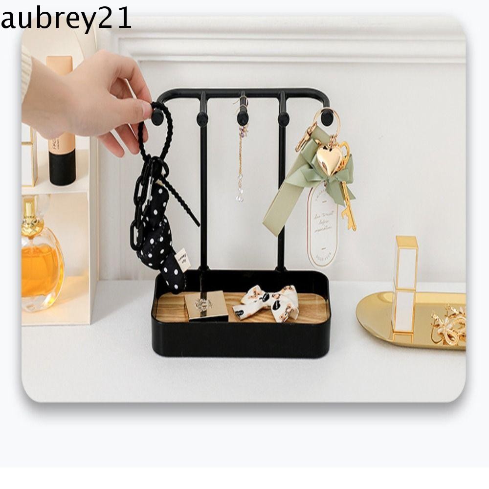 Aubrey1ชั้นเก็บเครื่องประดับ,พร้อมกล่องเก็บฐานต่างหูไม้ชั้นวางจอแสดงผล ...